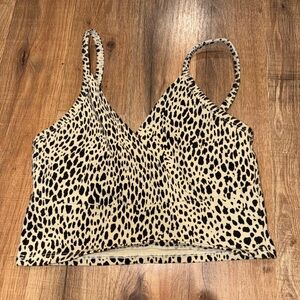 Brandy Melville Animal Print Top